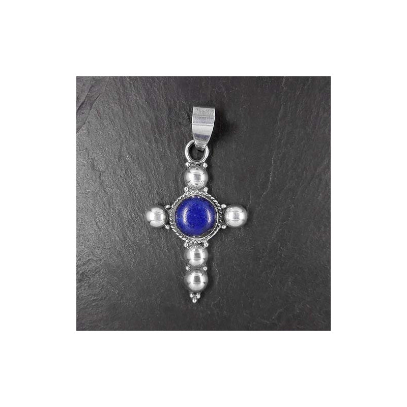 Lapis Lazuli Anhänger Kreuz