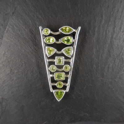 Peridot Anhänger Filigran