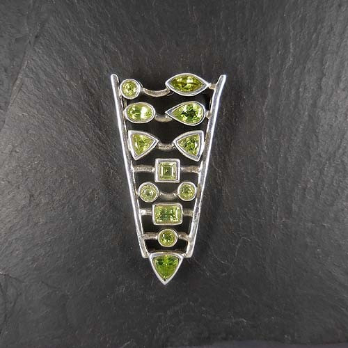 Peridot Anhänger Filigran
