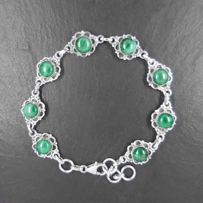 Malachit - Armband Rund