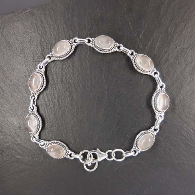 Rosenquarz Armband