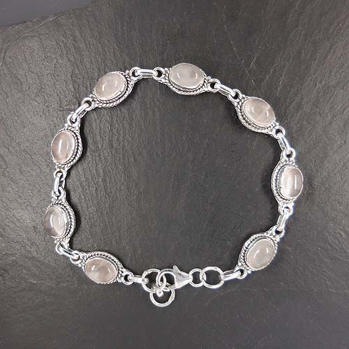 Rosenquarz Armband