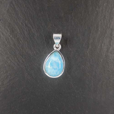 Larimar - Anhänger Tropfen