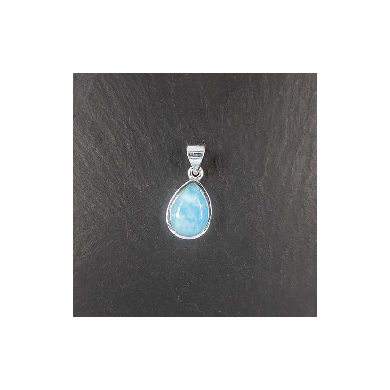 Larimar - Anhänger Tropfen
