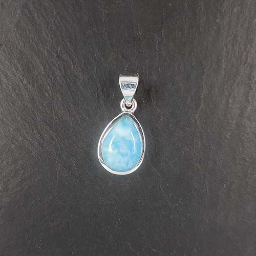 Larimar - Anhänger Tropfen