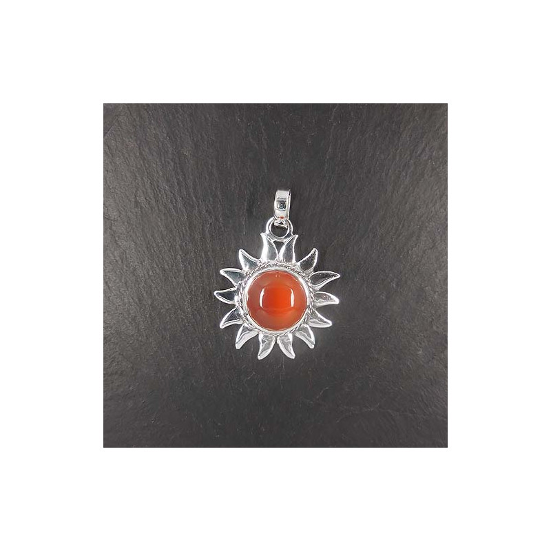 Sonnenanhänger mit Karneol