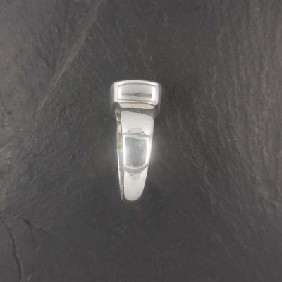 Peridot Ring Eckig