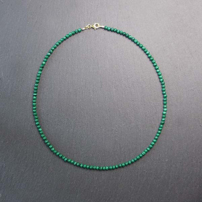 Malachit Kette Fein