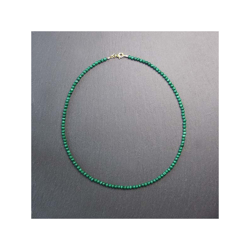 Malachit Kette Fein