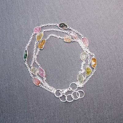 Turmalin Armband 3-reihig