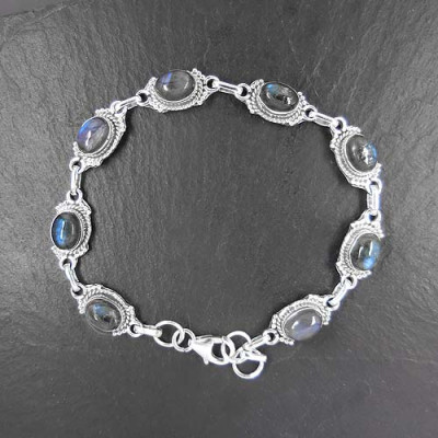 Labradorit Armband Silber