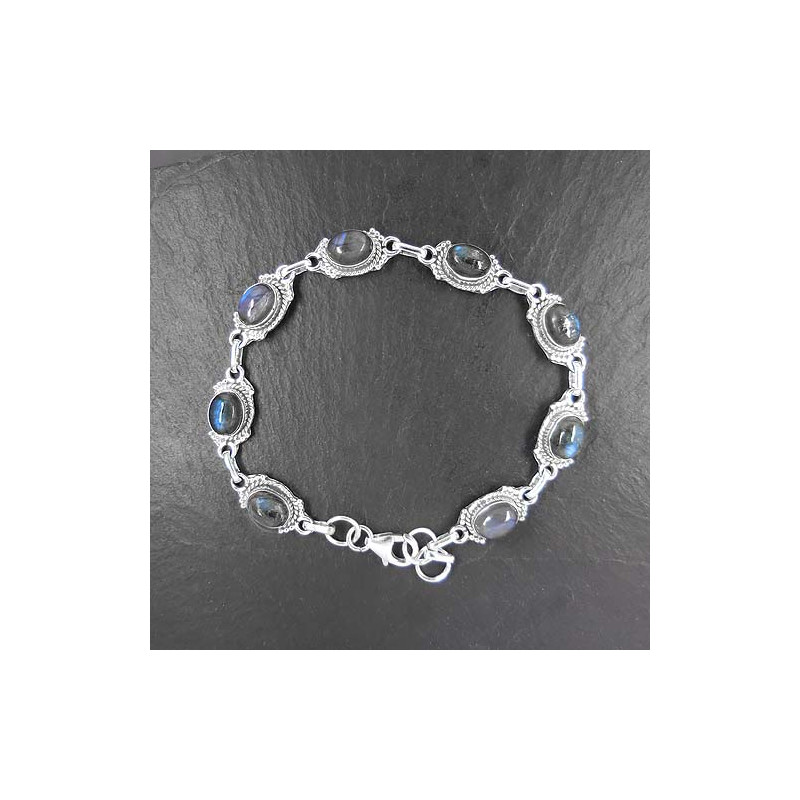 Labradorit Armband Silber
