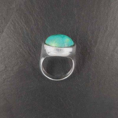 Türkis Ring Rund