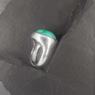 Türkis Ring Rund