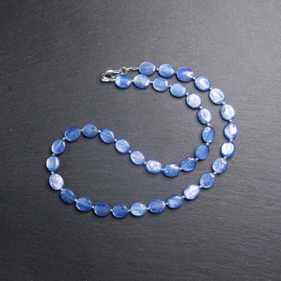 Kyanit Kette mit silber (Disthen)