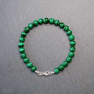 Malachit Armband Kugeln