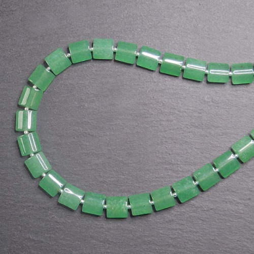 Aventurin Kette mit Silber