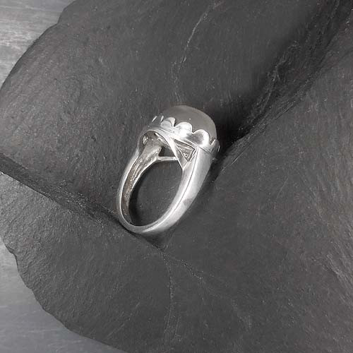 Rosenquarz Ring Queroval