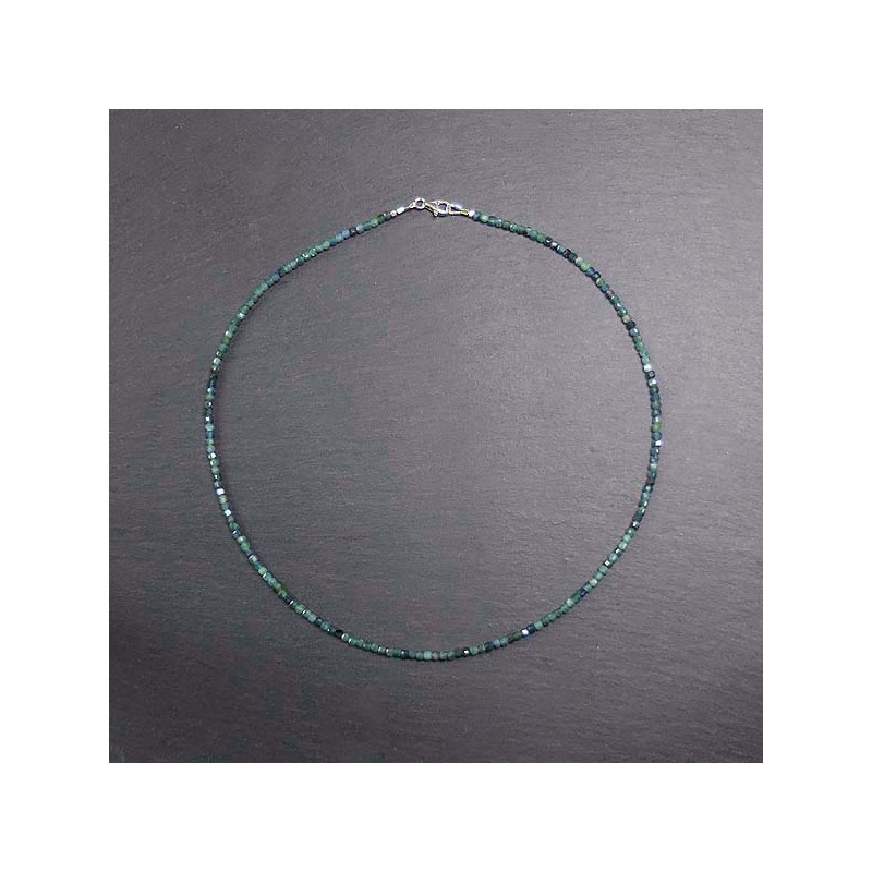 Turmalin Kette Blau