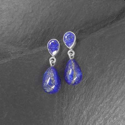 Lapis Lazuli Ohrringe Stecker