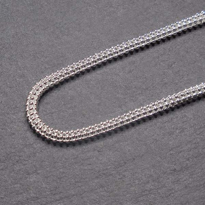 Schlauchkette Silber