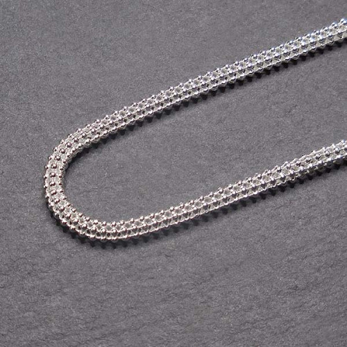 Schlauchkette Silber