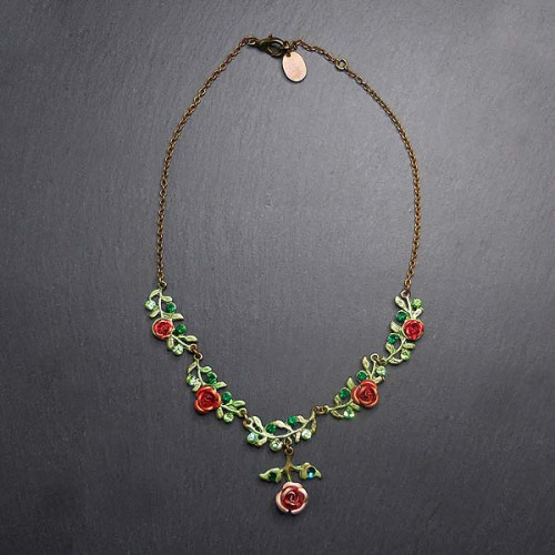 Miracolo Kette 5 Rosen Rot