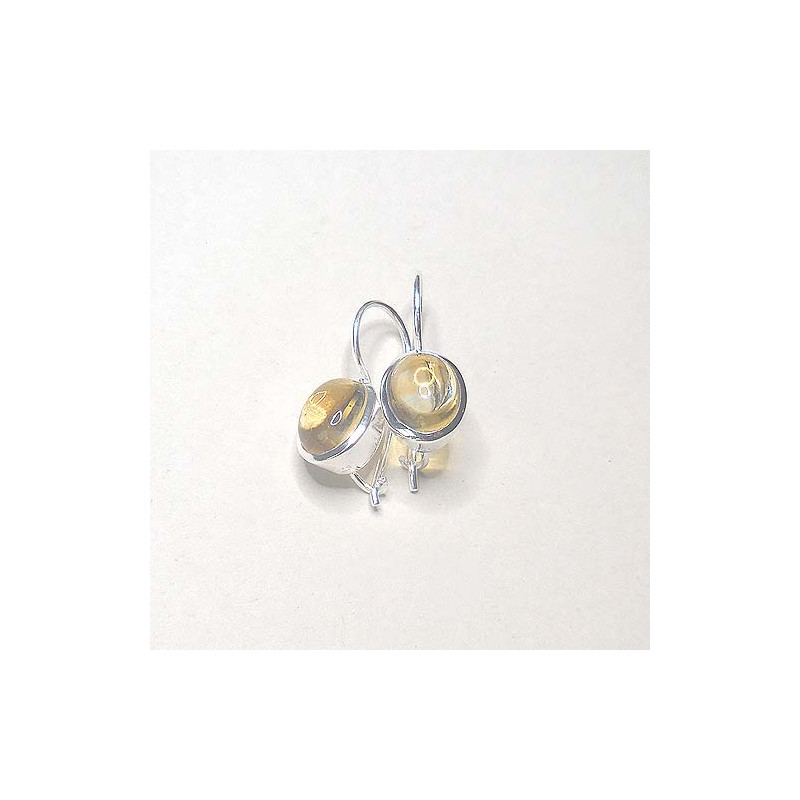 Citrin Ohrringe Cabochon (sok)