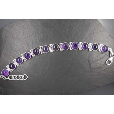 Amethyst Armband Cabochons