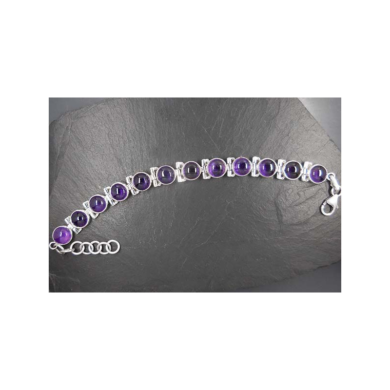 Amethyst Armband Cabochons