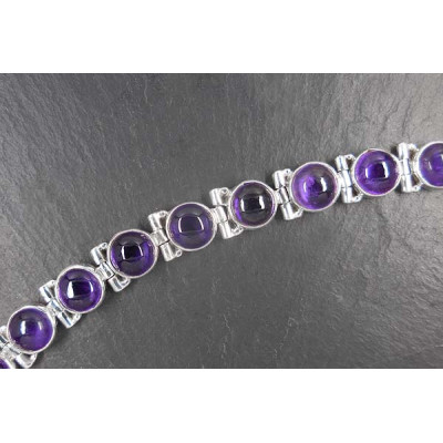 Amethyst Armband Cabochons
