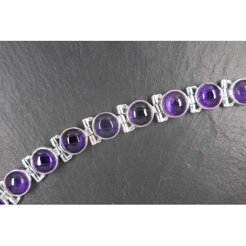 Amethyst Armband Cabochons