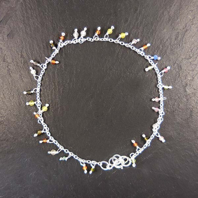 Silberarmband Multicolor
