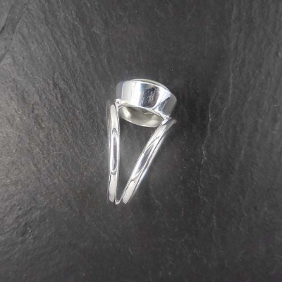 Prasiolith Ring Queroval