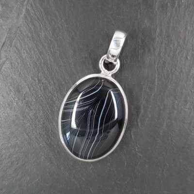 Sardonyx Anhänger Oval
