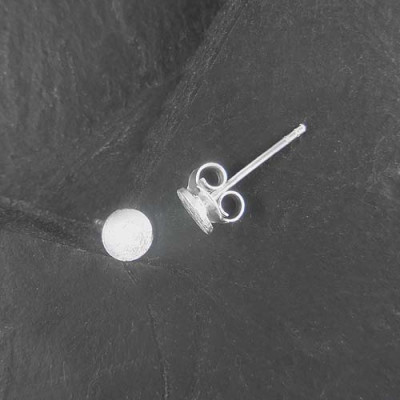 Silberohrstecker Rund Mini