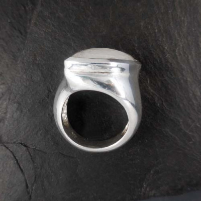 Mondstein Ring Navette