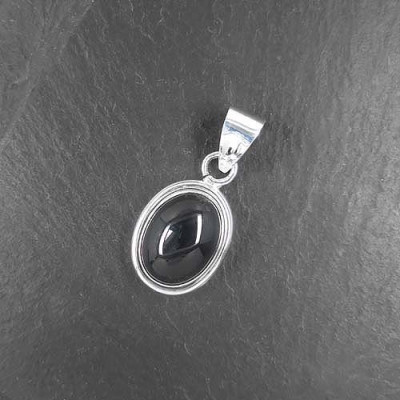 Onyx Anhänger Oval
