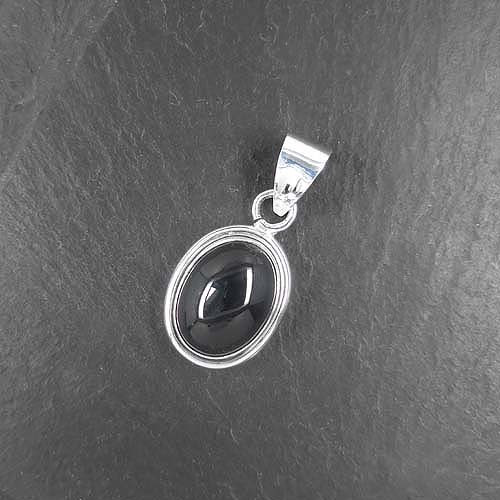 Onyx Anhänger Oval