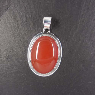 Karneol Anhänger Oval (S11)