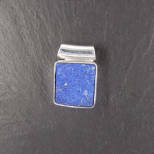 Lapis Lazuli Anhänger Eckig Roh (S9)