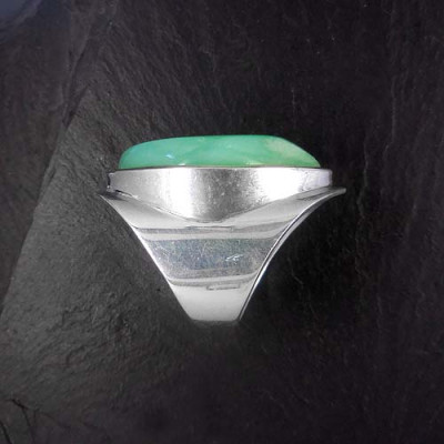 Chrysopras Ring