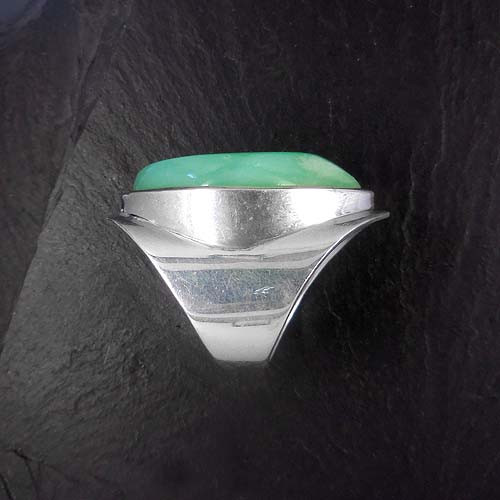 Chrysopras Ring