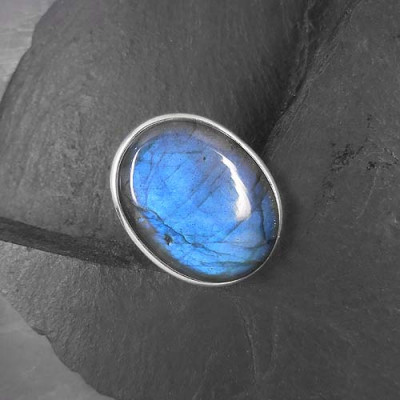 Labradorit Ring Oval