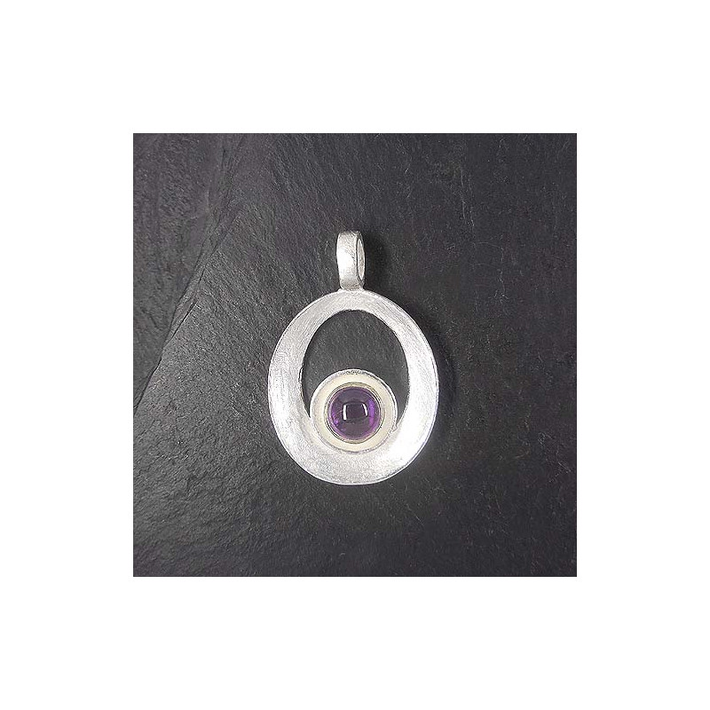Amethyst Anhänger Oval