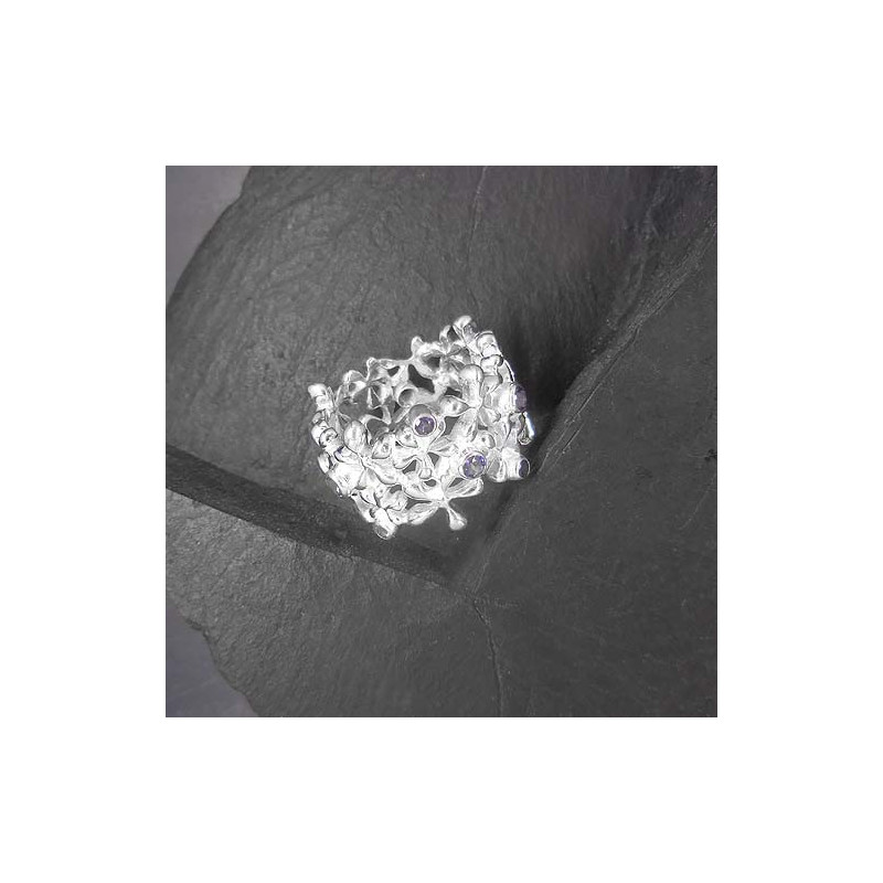 Iolit Ring Blume