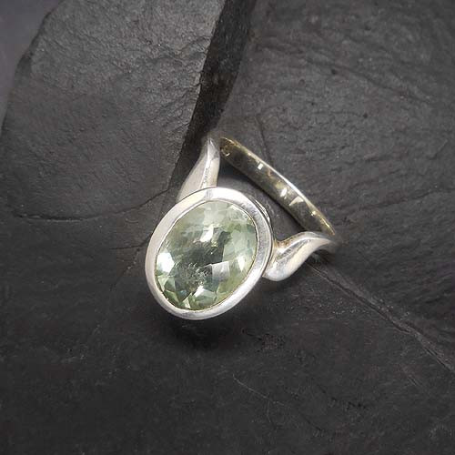 Prasiolith Ring