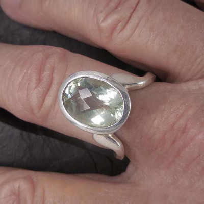 Prasiolith Ring