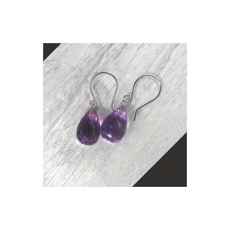 Amethyst Ohrringe Tropfen