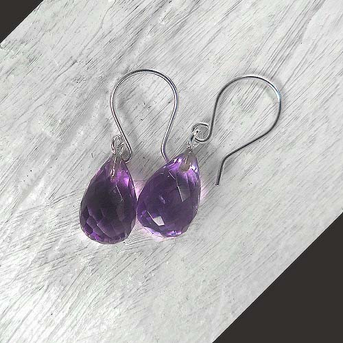 Amethyst Ohrringe Tropfen